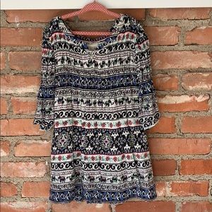 Peek Elephant Dress Size Small 4-5